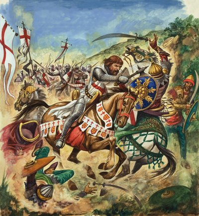 Richard the Lionheart during the Third Crusade by Peter Jackson